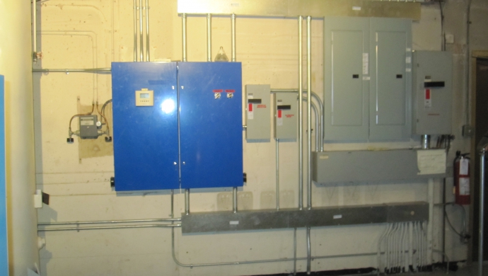Controls and Electrical Panels after Retrofit
